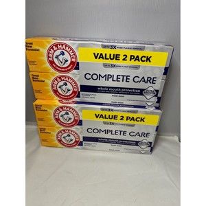 Arm & Hammer Fluoride Toothpaste Anticavity Complete Care 3X  Fresh Mint 4 Pack